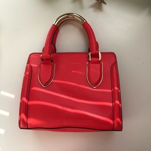 Red crossbody bag
